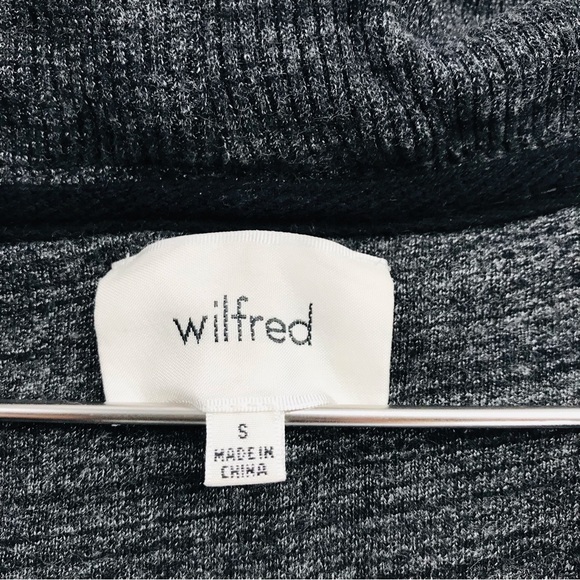 Wilfred Cardigan Diderot Open Front Marled Grey Size Small - Picture 3 of 6